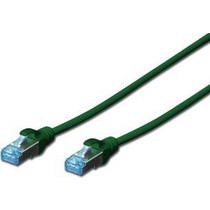 Digitus SF/UTP Cat.5e Καλώδιο Δικτύου Ethernet 0.5m Green DK-1531-005/G
