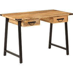 vidaXL Γραφείο από Μασίφ Ξύλο 105x55x70cm 372733