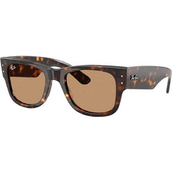 Ray-Ban RB0840S 90253 Ανδρικά Γυαλιά Ηλίου Τετράγωνα Κοκάλινα Ταρταρούγα με Καφέ Φακό
