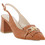 Guy Laroche Γόβες Slingback Δερμάτινες με Χοντρό Χαμηλό Τακούνι Ταμπά 593-70