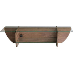 Hanah Home Έπιπλο Τηλεόρασης Ξύλινο Καρυδί Μ158xΠ35xΥ40cm Lily 552NOS1604