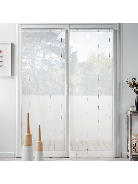 Spitishop Σετ Κουρτίνες Παραθύρου με Θηλιές 70x240 Chenilla 1626890 Naturel