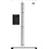 Lofra GFRBP917 Retro Ψυγείο Ντουλάπα 634lt Full No Frost Υ178xΠ91.2xΒ77.2cm Λευκό