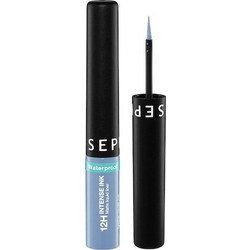 Sephora 12h Intense Ink 09 Pastel Blue Αδιάβροχο Πινέλο Eyeliner 2.8ml
