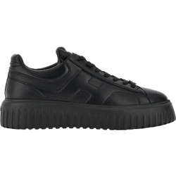 Hogan Ανδρικά Sneakers Flatforms Μαύρα HXM6450FC60LE99999
