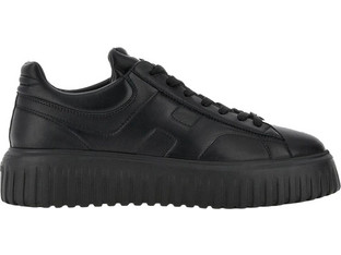 Hogan Ανδρικά Sneakers Flatforms Μαύρα HXM6450FC60LE99999