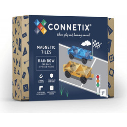 Connetix Magnetic Tiles Rainbow Car Pack