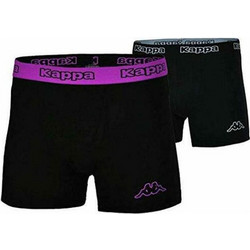 Kappa Ανδρικά Μποξεράκια Σετ 2Pack Μαύρα 304JB30-955