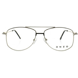 Enzo A1804 C2 Ανδρικός Σκελετός Γυαλιών Οράσεως Μεταλλικός Ασημί