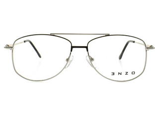 Enzo A1804 C2 Ανδρικός Σκελετός Γυαλιών Οράσεως Μεταλλικός Ασημί