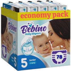 Bebino Baby Diapers Junior Economy Pack Πάνες No5 11-25kg 78τμχ