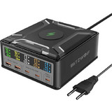 Blitzwolf BW-S28 Βάση Φόρτισης με 2 Θύρες USB-A & 3 Θύρες USB-C 260W Quick Charge 4.0+ & Power Delivery