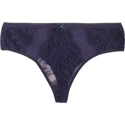 Norddiva SOFIA Γυναικείο Sexy String με Δαντέλα Navy Μπλε