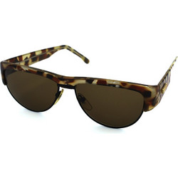 Sover 318 266 Γυναικεία Γυαλιά Ηλίου Aviator Κοκάλινα Καφέ με Καφέ Φακό