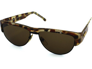 Sover 318 266 Γυναικεία Γυαλιά Ηλίου Aviator Κοκάλινα Καφέ με Καφέ Φακό
