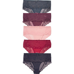 Cottonhill Valentina Γυναικεία Slip με Δαντέλα Multipack CH4490B