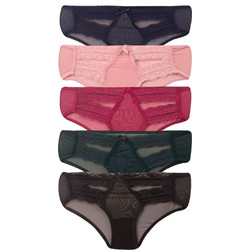 Cottonhill Γυναικεία Slip με Δαντέλα Multipack CH4653