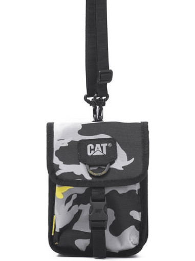 CAT Ανδρική Τσάντα Ώμου / Χιαστί Ανθρακί 84717-634