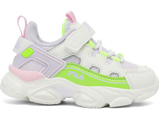Fila Memory Spinel 3 Παιδικά Sneakers Λευκά Λιλά Lime 7YF33002-860