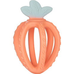 Canpol Babies Μασητικό Σιλικόνης Strawberry Orange 3m+ 3160243