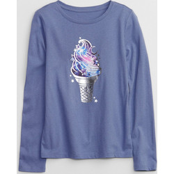 Gap Παιδικό T-Shirt Μακρυμάνικο Μωβ 520260002