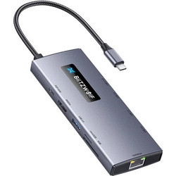 Blitzwolf BW-NEW TH8 USB-C Docking Station με HDMI PD Ethernet