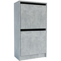 Alphab2b Παπουτσοθήκη Ξύλινη Rolf Γκρι M50xΠ28xY94cm GR-ROLF-4