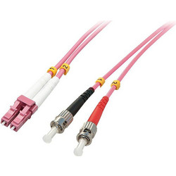Lindy LC-ST Καλώδιο Οπτικής Ίνας 10m Pink 46354