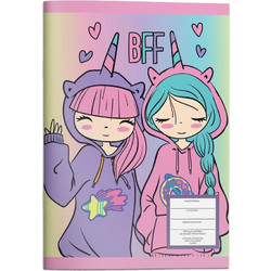 Must Best Friends Forever & Hello Rain Τετράδιο Ριγέ B5 40 Φύλλων 000585955