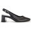 Gabor Ανατομικές Γόβες Slingback Δερμάτινες με Χοντρό Χαμηλό Τακούνι Μαύρες 62260N-27