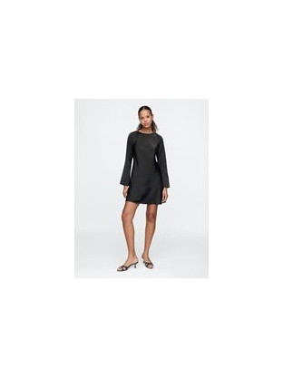 Gap Mini Βραδινό Φόρεμα Σατέν Μαύρο 588744-000