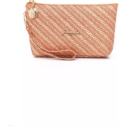 Fragola Straw PC014 Γυναικείο Νεσεσέρ με Θήκες 21x4x12cm Πορτοκαλί