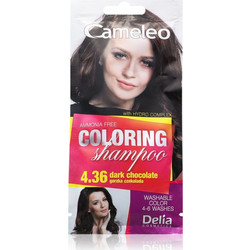 Delia Cameleo 4.36 Dark Chocolate Χρωμοσαμπουάν 40ml