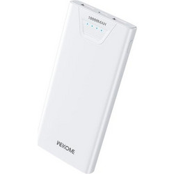 WK WP-101 Power Bank 10000mAh 12W με 2 Θύρες USB-A White