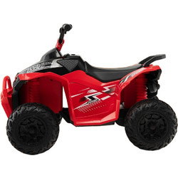 Costway Quad Ηλεκτροκίνητη Παιδική Γουρούνα 12V Κόκκινη
