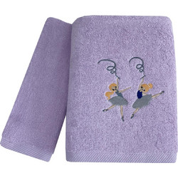 Astron Ballerines Σετ Παιδικές Πετσέτες 2τμχ 480gr/m² 8392