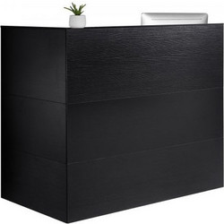 Vevor Γωνιακό Γραφείο Reception Ξύλινο με Βιβλιοθήκη 140x80x120cm YBQTLX1CDCCJ185MFV0