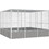 vidaXL Κλουβί Πτηνών Γκρι 324.5x302.5x211.5cm 171553