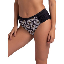 Dorina Haryana Ψηλόμεσο Bikini Slip Floral Μαύρο FXHI0018MI120-BK0084