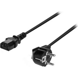 Akyga AK-PC-01A Καλώδιο Τροφοδοσίας Schuko to IEC C13 1.5m