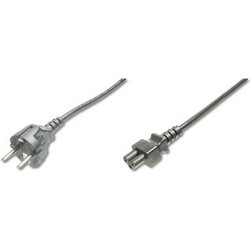 Digitus AK-440115-008-S Καλώδιο Τροφοδοσίας Schuko to IEC C5 0.75m