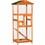 PawHut Ξύλινο Κλουβί Πτηνών Καφέ 68x63x165cm D10-004V00OG