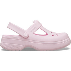 Crocs Mary Jane Παιδικά Παπούτσια Θαλάσσης για Κορίτσι Ανατομικά Ροζ 210615-6ZW