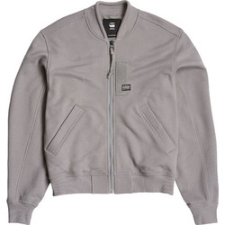 G-Star RAW Ανδρική Ζακέτα Φούτερ με Φερμουάρ Γκρι D25107-D395-G677