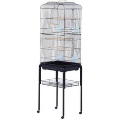 HOMCOM Κλουβί Πτηνών 47.5x37x153cm