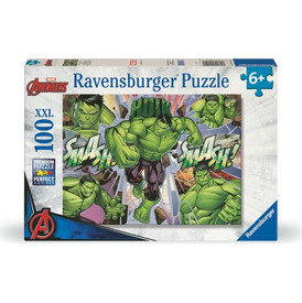 Παιδικό Puzzle Ravensburger Marvel Hulk XXL 100 Κομμάτια