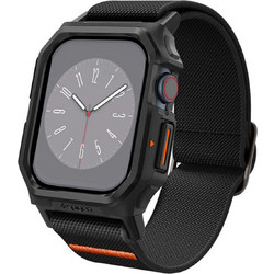 Spigen Lite Fit Pro Πλαστική Θήκη με Λουράκι για Apple Watch 10 46mm Μαύρη