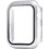 Sonique Πλαστική Θήκη Tempered Glass για Apple Watch 7 / 8 / 9 41mm Ασημί