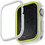 Uniq Moduo Πλαστική Θήκη για Apple Watch 4 / 5 / 6 / 7 / 8 / 9 / SE 44 / 45mm Λευκή Lime