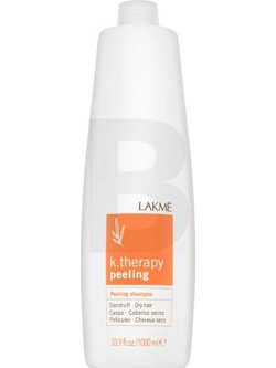 Lakme K.Therapy Peeling Σαμπουάν κατά της Πιτυρίδας για Ξηρά Μαλλιά 1lt